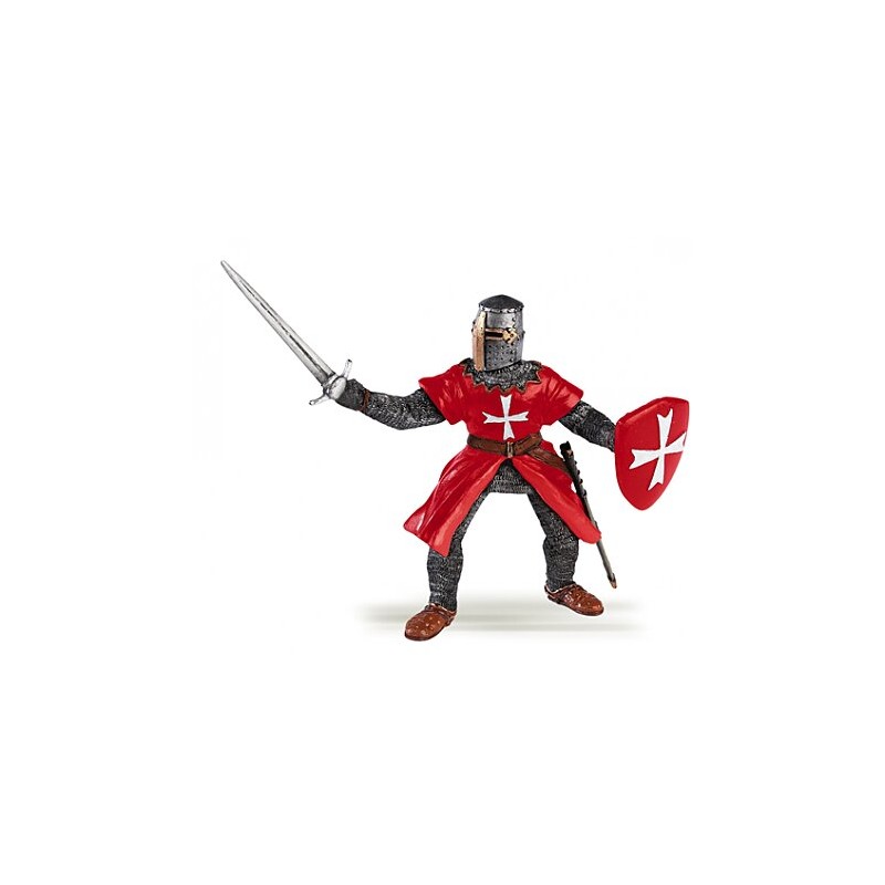 Papo - 39926B - Figurine - Chevalier de Malte rouge