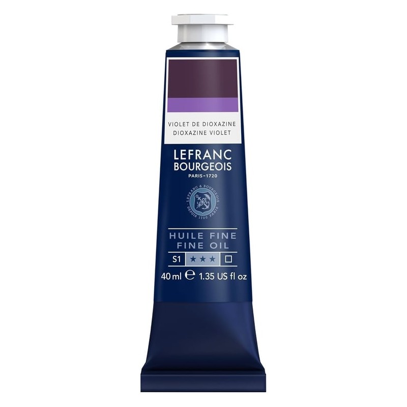 Lefranc Bourgeois - Peinture huile fine - Violet dioxazine - 40ml