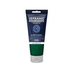 Lefranc Bourgeois - Peinture acrylique - Vert emeraude 80ml