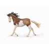 Collecta - Figurine de collection - Jument Mustang Bay splash overo blanc