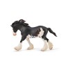 Collecta - Figurine de collection - Etalon Clydesdale robe sabino noir