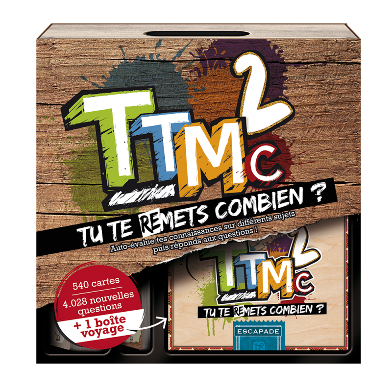 Jeu de société - Tu te REmiets combien ? - TTMC 2