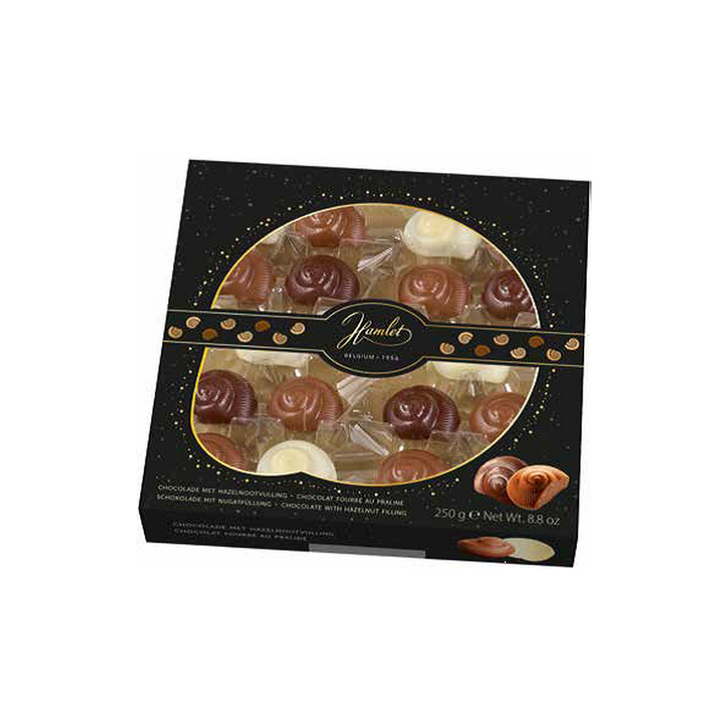 Escargots en chocolat - Coffret de 250g - Chocolat belge praliné