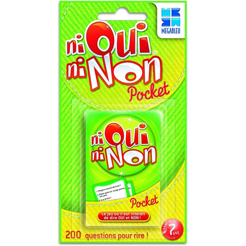 Megableu - Jeu de société - Ni Oui Ni Non Pocket Classique