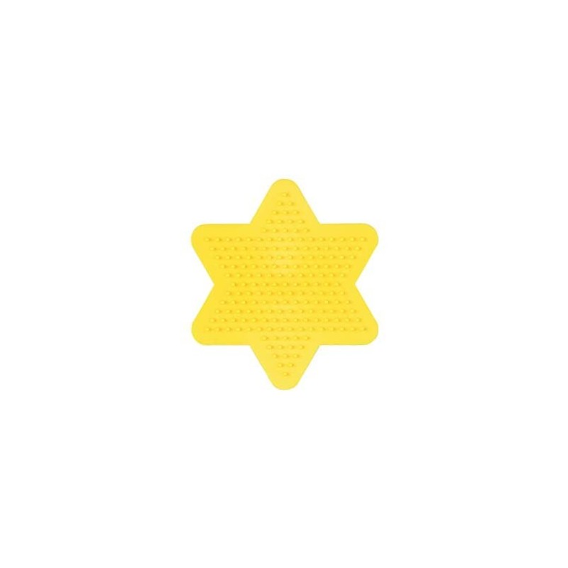 Hama - Perles - 270-03 - Taille Midi - Plaque petite étoile jaune