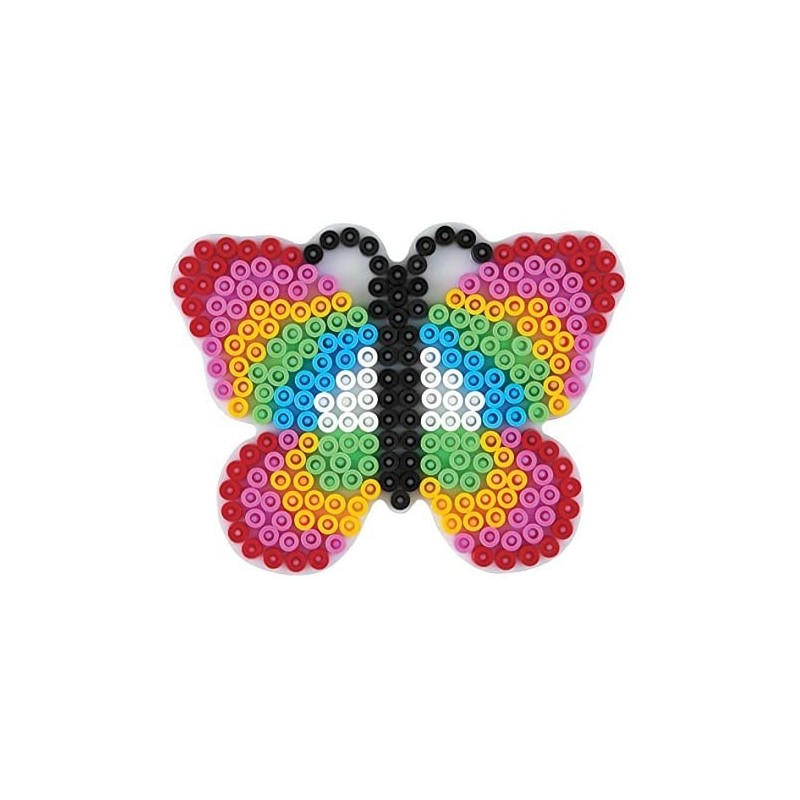 Hama - Perles - 298-07 - Taille Midi - Plaque Papillon violet