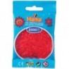 Hama - Perles - 501-13 - Taille Mini - Sachet 2000 perles rouge transparent