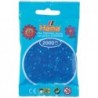 Hama - Perles - 501-15 - Taille Mini - Sachet 2000 perles bleu transparent