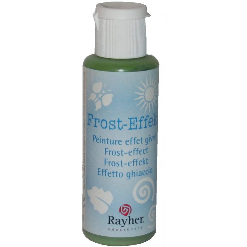 Rayher - Peinture effet givré - Vert feuille - 50 ml