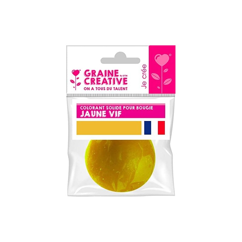 Graine Créative - Loisirs créatifs - Colorant à bougie jaune