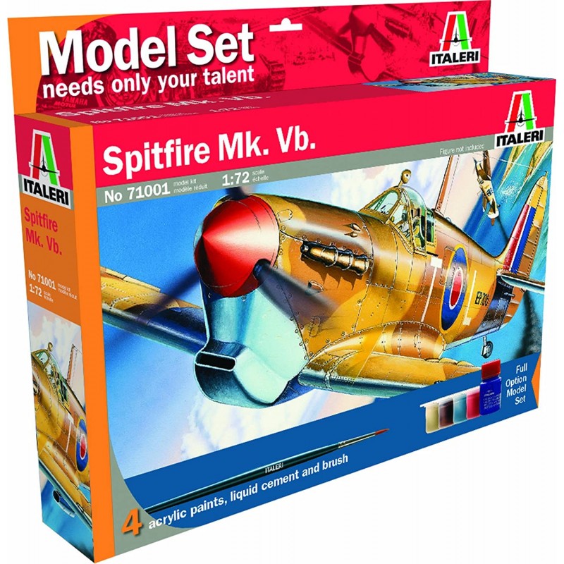 Italeri - I71001 - Maquette - Aviation - Spitfire MK V - Echelle 1:72