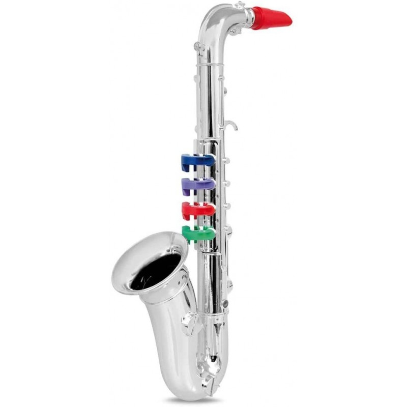 Saxophone jouet - Saxophone éducatif pour enfants pour la pratique musicale  - Instruments de musique interactifs pour enfants - Mini saxophone de  simulation musicale avec lumières LED dynamiques et fonctions musicales -  rouge