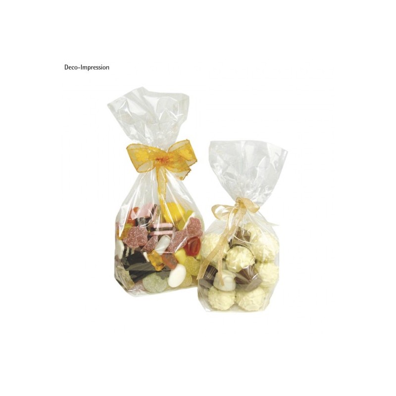 Rayher - Blister de 10 sachets cadeau transparents - 9,5 x 16 cm