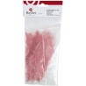 Rayher - Sachet de 15 plumes duvetées de décoration - Rose ancien - 10 à 15 cm