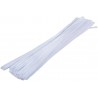 Rayher - Blister de 25 filins chenille - Blanc - 6 mm x 30 cm