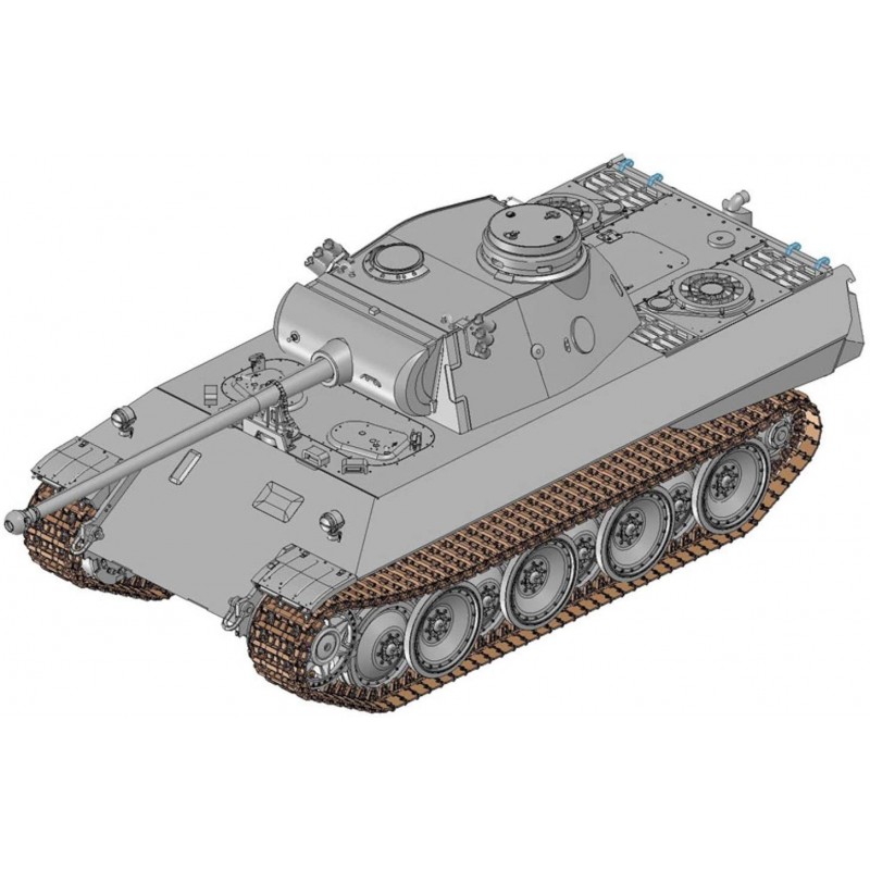 Dragon - Maquette militaire - Tank Panther AUSF D V2 - 1:35