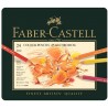 Faber-Castell - Beaux arts - Boîte en métal de 24 crayons de couleur Polychromos