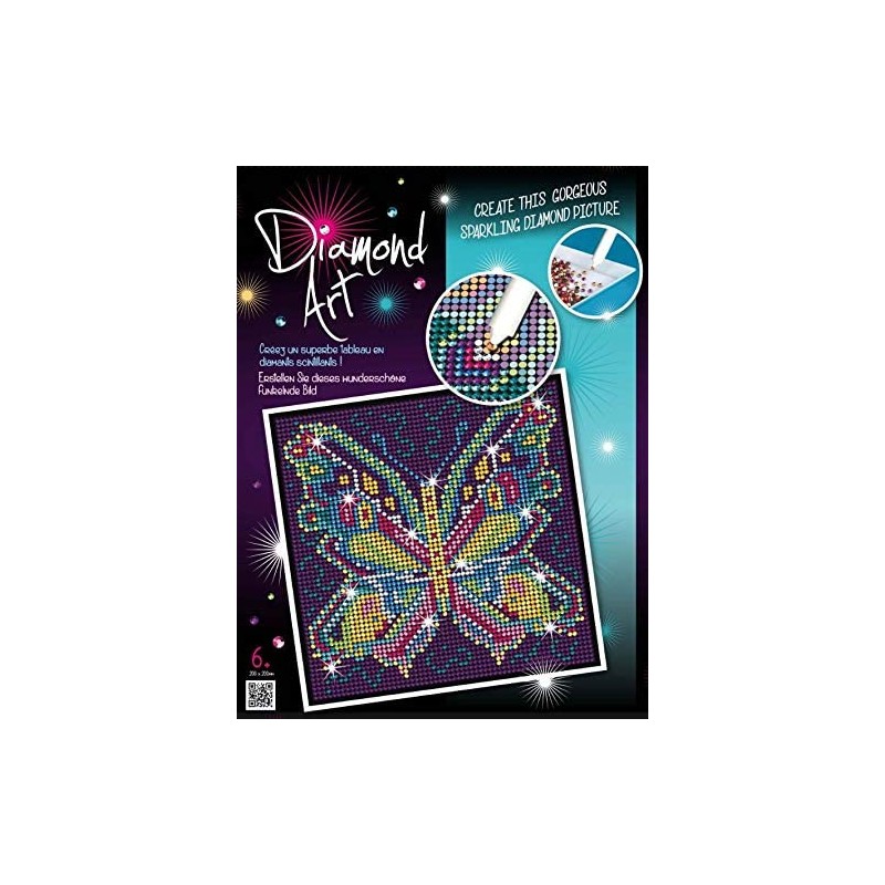 OZ - Loisirs créatifs - Art Diamond - Papillon