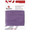 Rayher 5169135 Cordon en coton ciré, 1 mm, carte SB 20 m, lilas