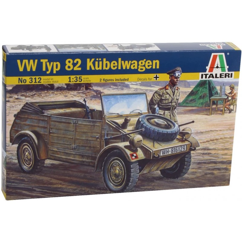 Italeri - I312 - Maquette - Chars d'assaut - Kübelwagen Type 82 - Echelle 1:35