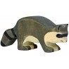 Holztiger - Figurine animal en bois - Raton laveur