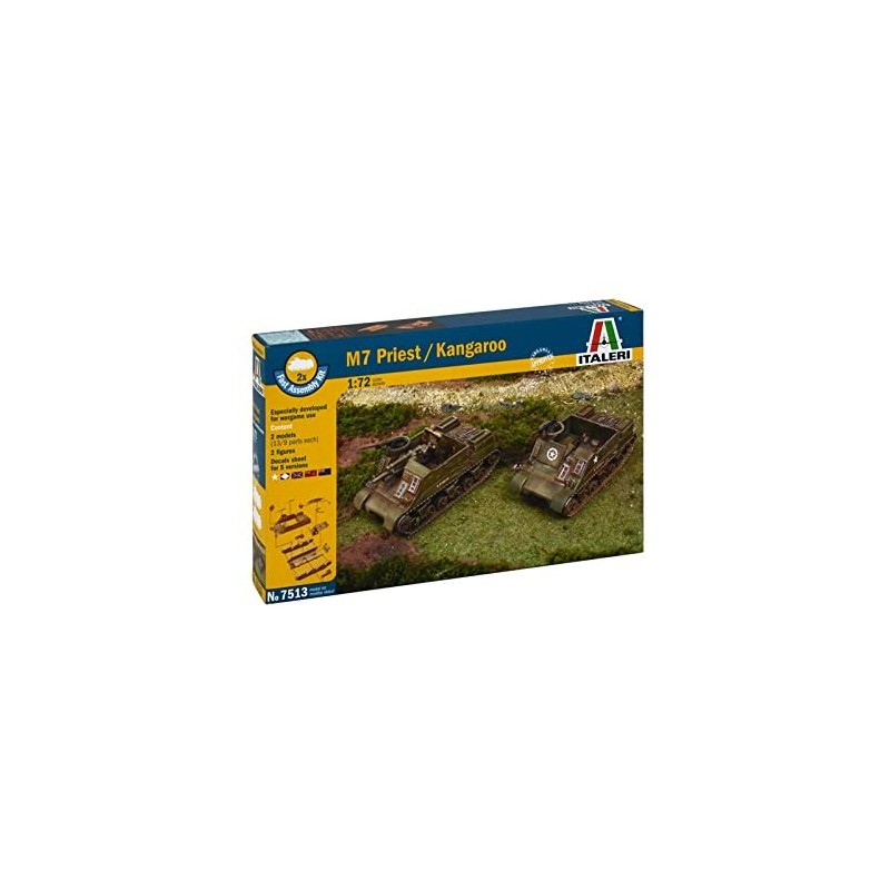 Italeri - I7513 - Maquette - Chars d'assaut - M7 Priest 105MM - Echelle 1:72