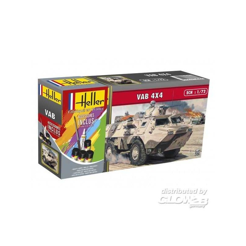 Heller - Maquette - Char - Starter Kit - VAB 4X4