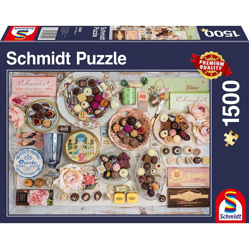 Schmidt - Puzzle 1500 pièces - Chocolats d'antan