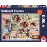 Schmidt - Puzzle 1500 pièces - Chocolats d'antan