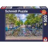 Schmidt - Puzzle 500 pièces - Printemps à Amsterdam