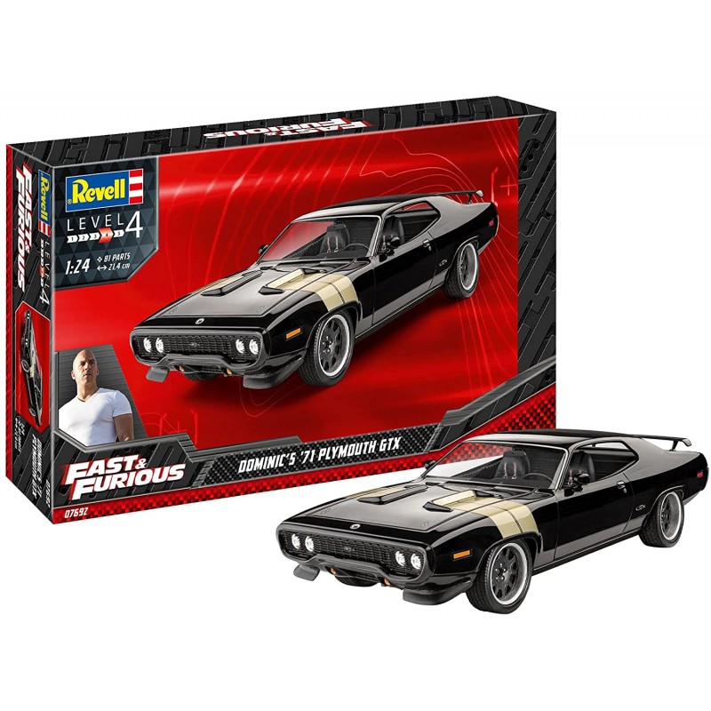 Revell - 7692 - Maquette Voiture - Fast and furious - dominics 1971 plymouth gtx