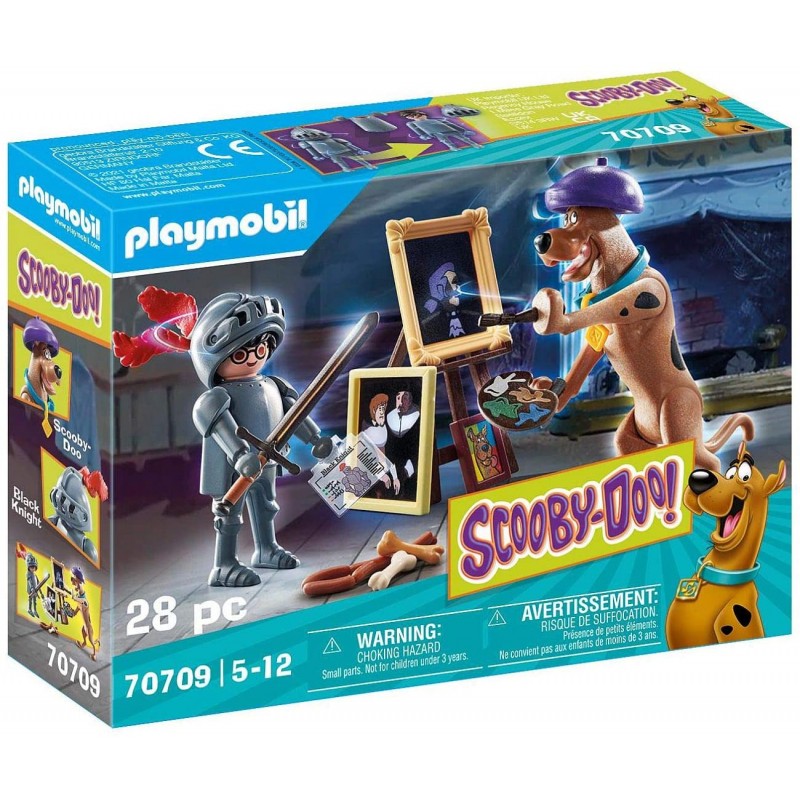 Playmobil - 70709 - Scooby-Doo ! - Scooby-Doo avec chevalier noir