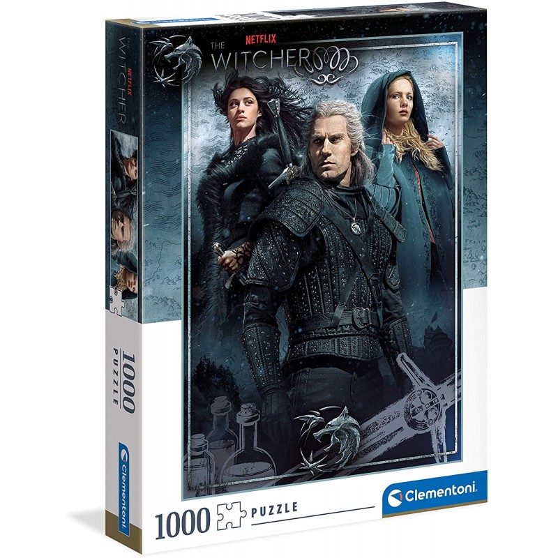 Clementoni - Puzzle 1000 pièces - The Witcher