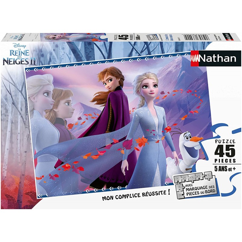 Nathan - Puzzle 45 pièces - L'amour de deux s?urs - Disney La Reine des Neiges 2