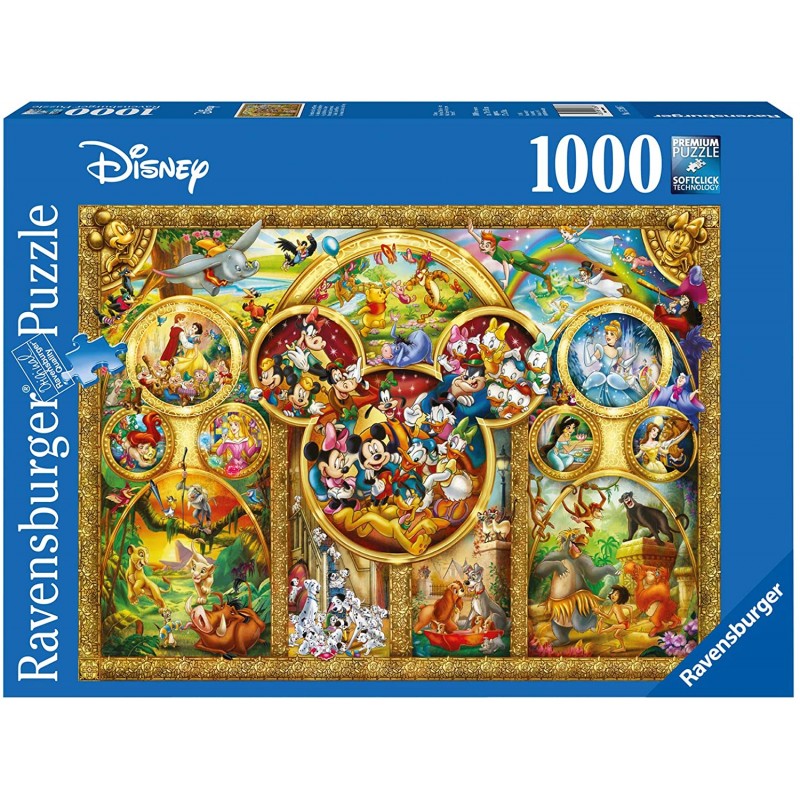 Ravensburger Puzzle Adulte Puzzle 1000 P Les Plus Beaux Thèmes Disney Adultes Et Enfants