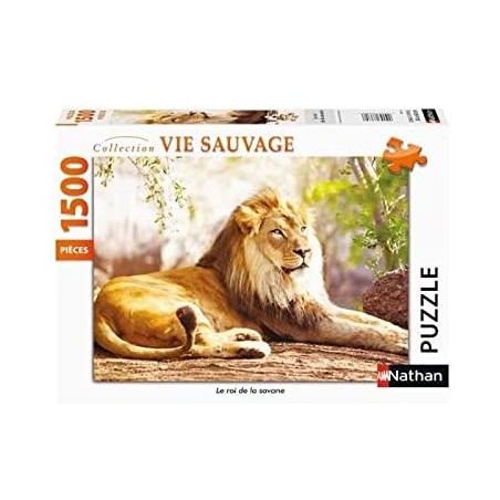 Ravensburger - Puzzle 1500 pièces - La savane sauvage