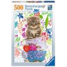 Ravensburger - Puzzle 500 pièces - Chaton dans une tasse