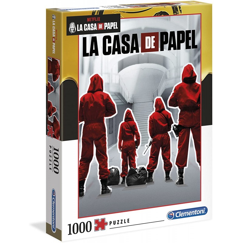 Clementoni - Puzzle 1000 pièces - La Casa de Papel