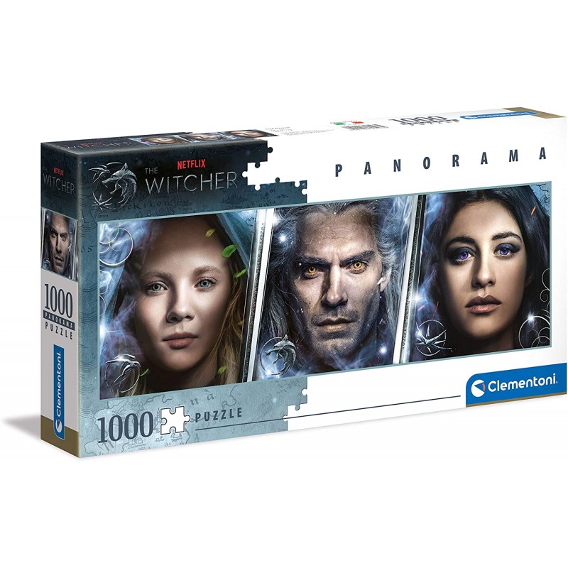 Clementoni - Puzzle 1000 pièces - The Witcher - Panorama