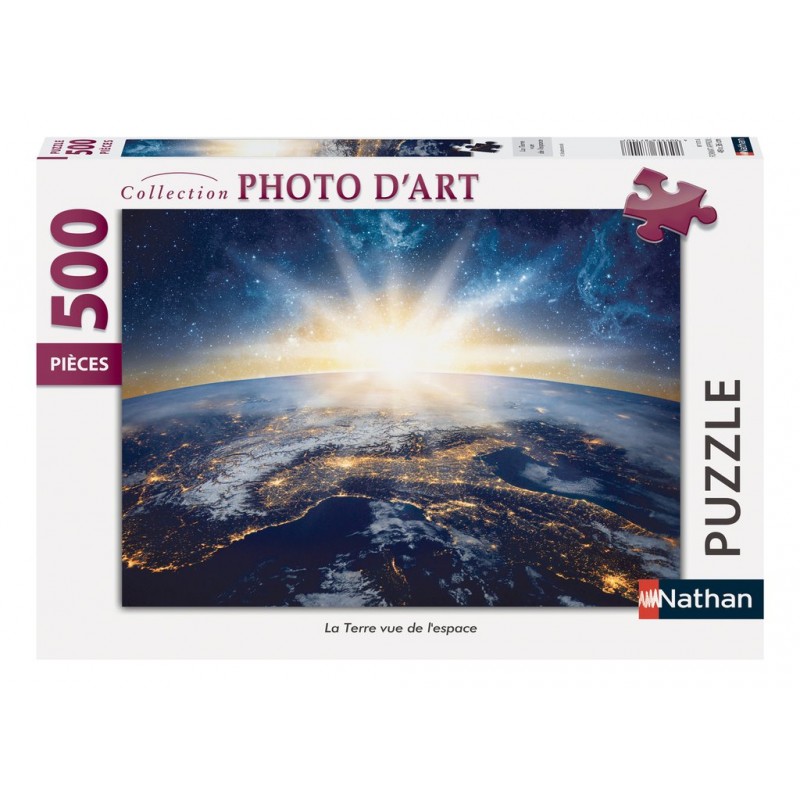 Ravensburger - Puzzle 500 pièces - La Terre vue de l'espace