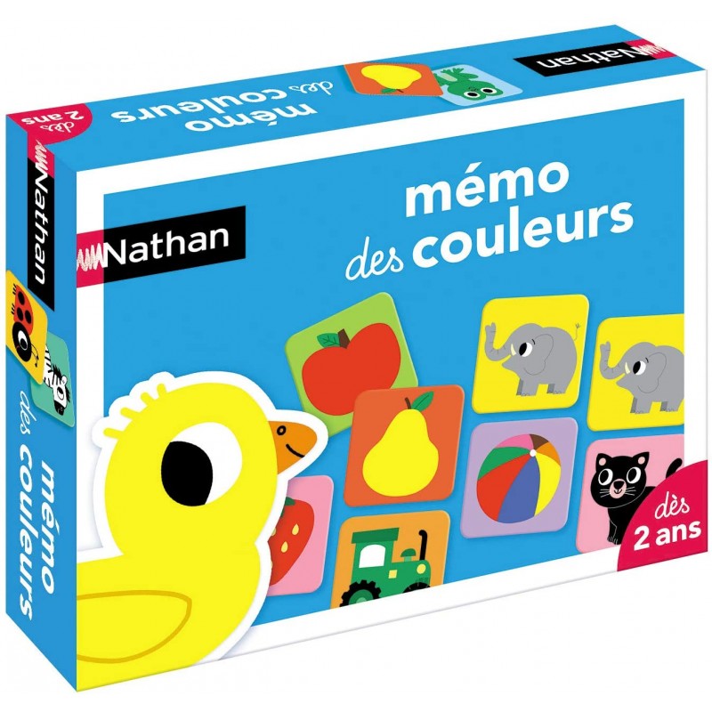 Nathan - Jeu d'apprentissage - Mémo des couleurs