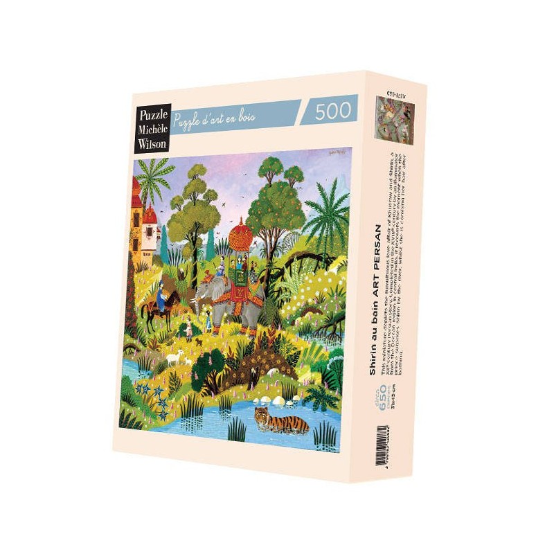 Michèle Wilson - Puzzle d'art en bois - 500 pièces - Paysage oriental au tigre