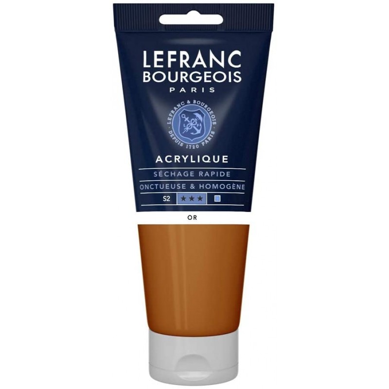 Lefranc Bourgeois - Peinture acrylique fine - 200ml - Or