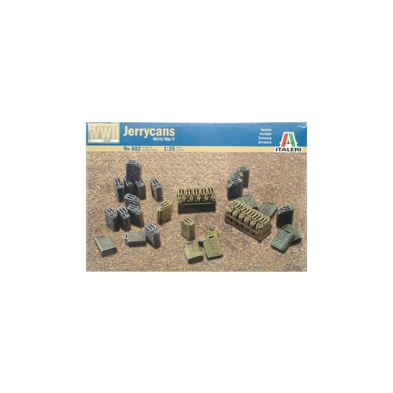 Italeri - I402 - Maquette - Chars d'assaut - Jerrycans - Echelle 1:35