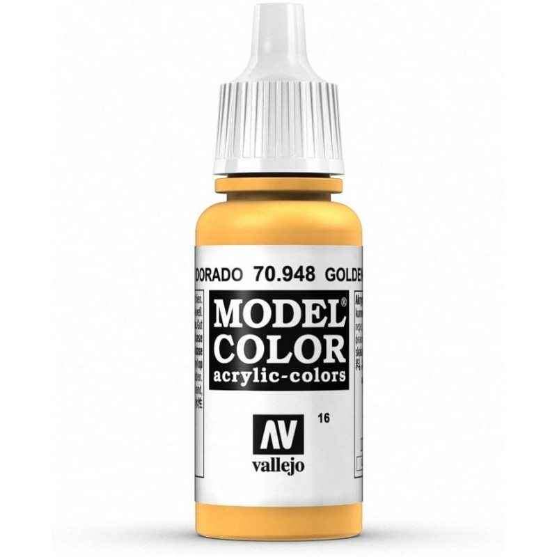 Prince August - Peinture acrylique - 948 - Jaune doré - 17 ml