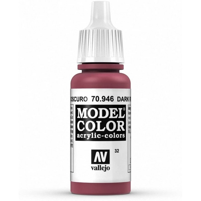 Prince August - Peinture acrylique - 946 - Rouge foncé - 17 ml