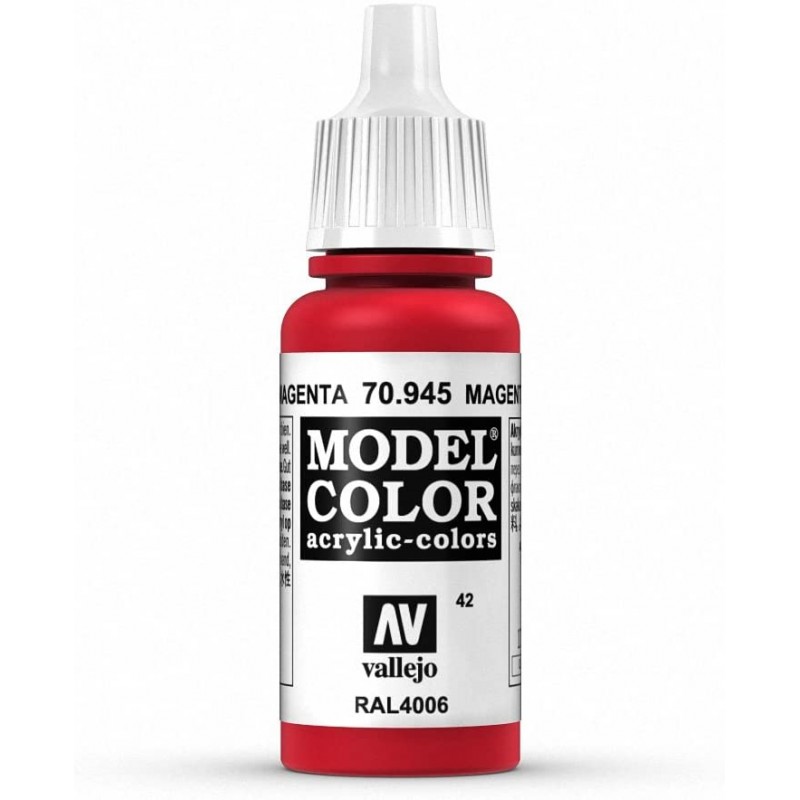 Prince August - Peinture acrylique - 945 - Magenta - 17 ml