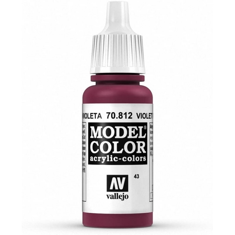 Prince August - Peinture acrylique - 812 - Rouge violet - 17 ml