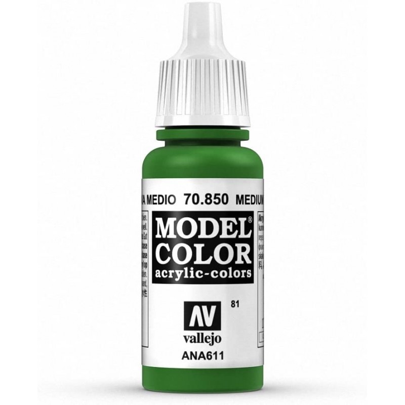 Prince August - Peinture acrylique - 850 - Vert olive moyen - 17 ml