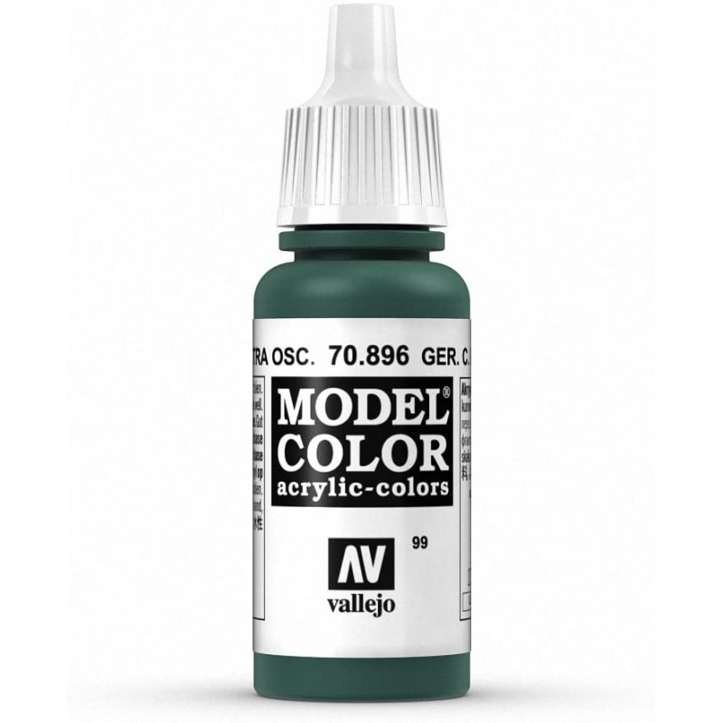 Prince August - Peinture acrylique - 896 - Vert extra noir camouflage allemand - 17 ml